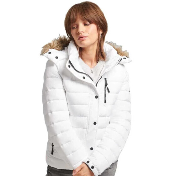 SUPERDRY Classic Faux Fur Fuji jacket