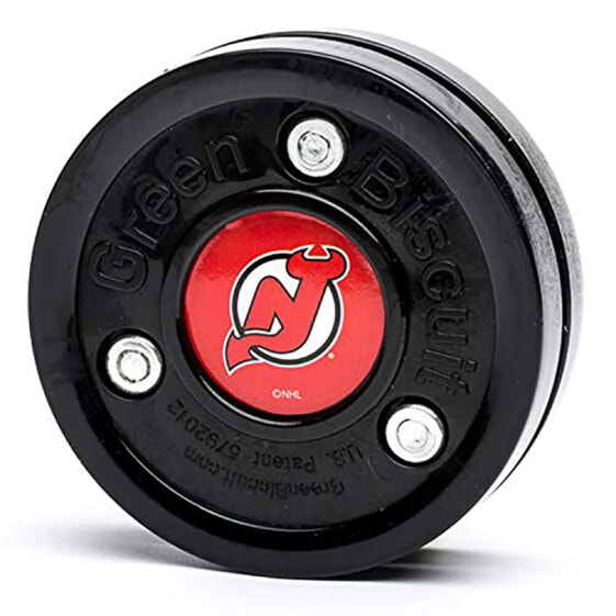 GREEN BISCUIT NHL New Jersey Devils Hockey Puck