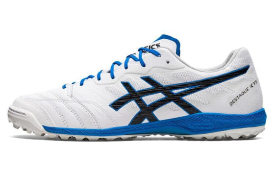 Asics Destaque K FF TF 人造草坪 防滑耐磨透气 足球鞋 白蓝 / Кроссовки Asics Destaque K FF TF 1111A218-100