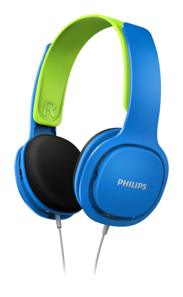 Philips Kids' headphones SHK2000BL/00 - Headphones - Head-band - Music - Blue,Green - Wired - Supraaural