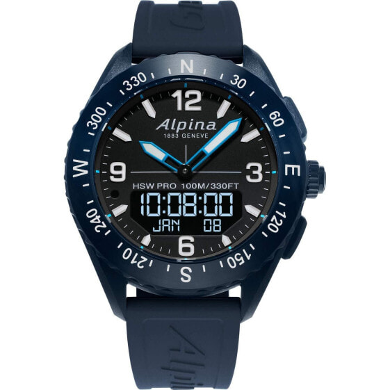 Alpina Men's Alpiner X Outdoor Connected Watch Multi-Functional Activity Slee...