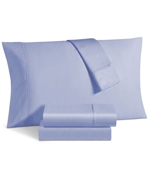 1000 Thread Count Solid Sateen 6 Pc. Sheet Set, King, Created for Macy's