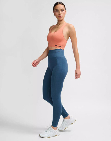 hummel – Leggings in Stargazer-Marineblau