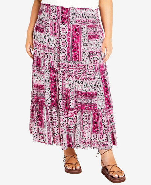 Plus Size Zoey Maxi Skirt