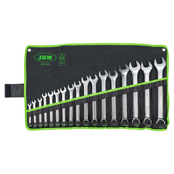 JBM Combination wrenches in inch 17 units