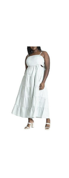 Plus Size Tiered Maxi Dress