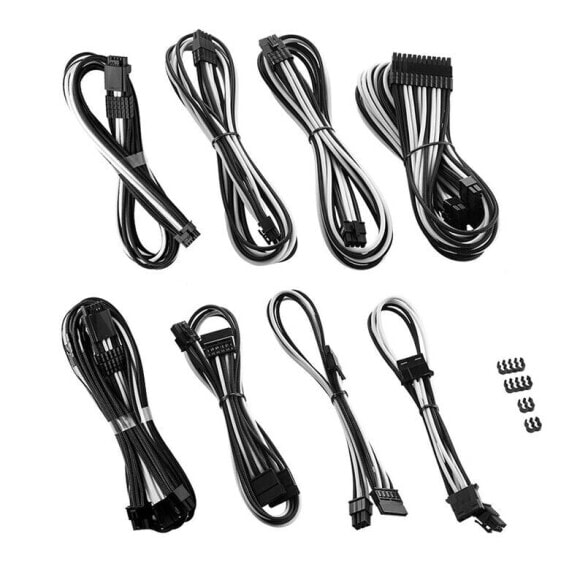 Cablemod PRO ModMesh RT 12VHPWR Dual Cable Kit für ASUS/Seasonic/Phanteks - schwarz/weiß