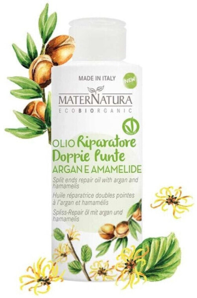 Pflegendes und regenerierendes Anti-Spliss Haaröl mit Argan und Hamamelis