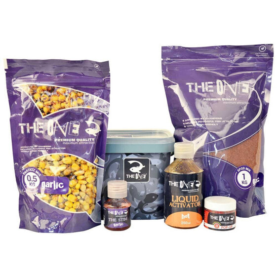 THE ONE FISHING Rapid Bait Set Garlic groundbait