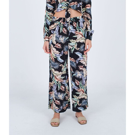 HURLEY Wispy Leaves Paperbag Beach pants