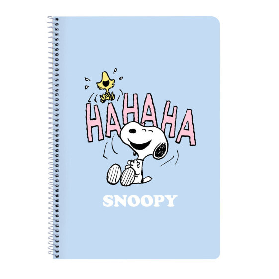 Блокнот Snoopy Imagine Синий A4 80 Листья