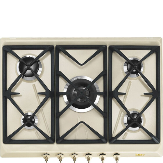 SMEG Colonial SRV876POGH Gas Hob 5 burners