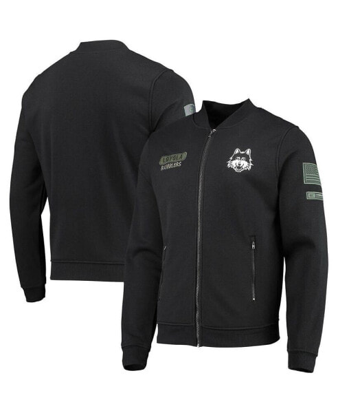 Men's Black Loyola Chicago Ramblers OHT Military-Inspired Appreciation High-Speed Bomber Full-Zip Jacket