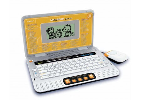 Детский компьютер V-Tech Schulstart Laptop E серебристый 6-8 лет