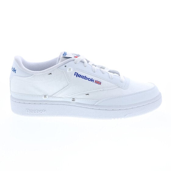 Reebok Club C 85 X U Mens White Leather Lace Up Lifestyle Sneakers Shoes