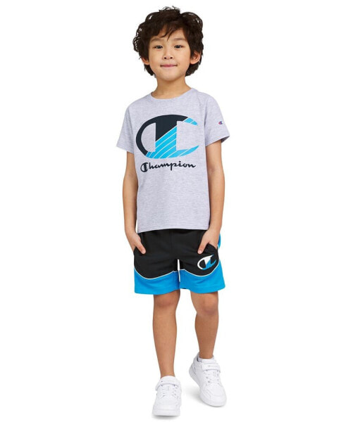 Little Boys Logo Graphic T-Shirt & Shorts, 2 Piece Set