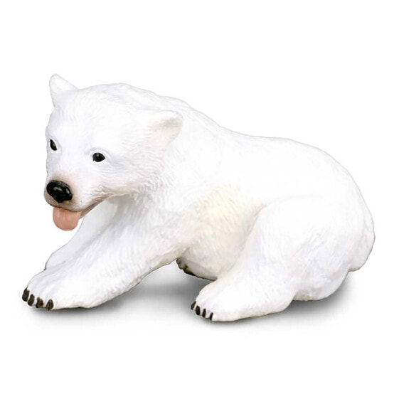 Фигурка Collecta COLLECTA Polar Bear Puppy Sitting Figure (Серия: Polar Life (Полярная жизнь))