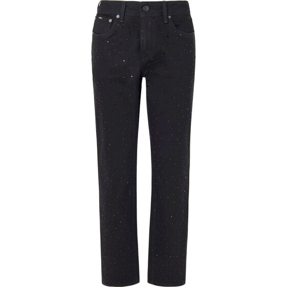 PEPE JEANS Tapered Sparkle Fit high waist jeans