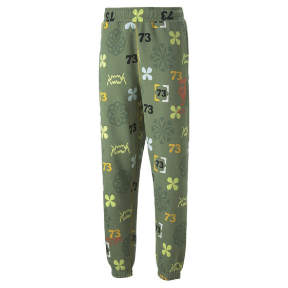 Мужские брюки PUMA Ralph Pants Green Casual Athletic