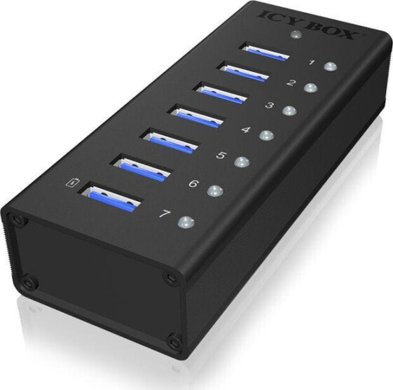 USB-концентратор USB Icy Box 7x USB-A 3.0 (IB-AC618)