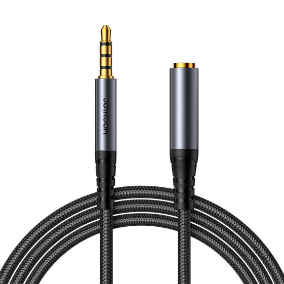 Аудио кабель joyroom Audio-Transfer AUX 3.5 мм мини-джек 1.2 м черный