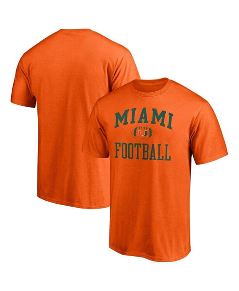 Men's Orange Miami Hurricanes First Sprint Team T-shirt