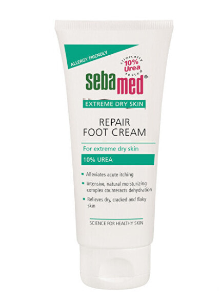 Восстанавливающий крем для ног с 10% мочевиной SEBAMED Repair Foot Cream 100 мл