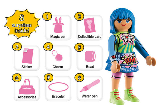 Игровой набор Playmobil Clare - Comic World - Boy/Girl - 7 лет - Многоцветный - Пластик