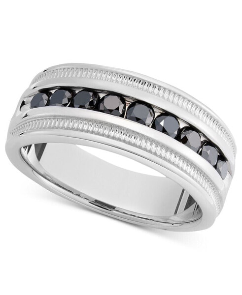 Кольцо Macy's Black Diamond Band R45J