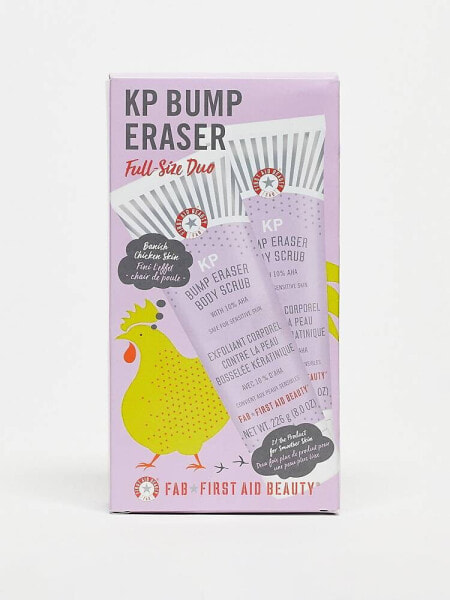 First Aid Beauty KP Bump Eraser Body Scrub Duo with 10% AHA (Save 30%)