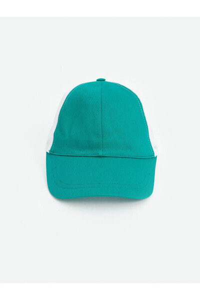 Renk Bloklu File Detaylı Erkek Kep Şapka