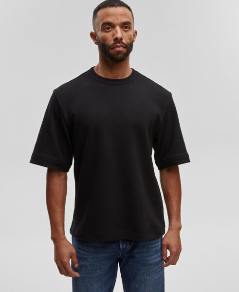 Men's Relaxed-Fit Textured T-Shirt, Created for Macy's