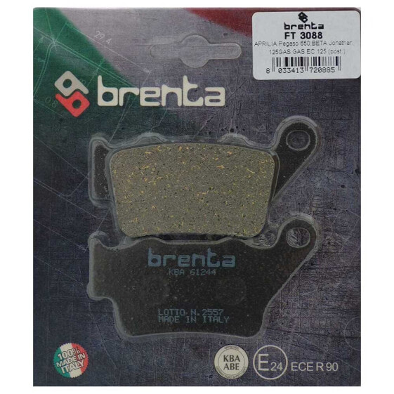 BRENTA MOTO 3088 Rear Organic Brake Pads