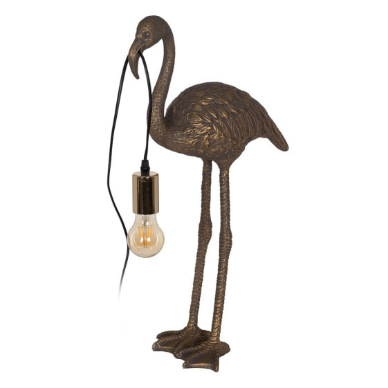 Настольная лампа декоративная BB Home Flamingo Золотой Полистоун 40 W 220-240 V 37 x 19 x 59 см