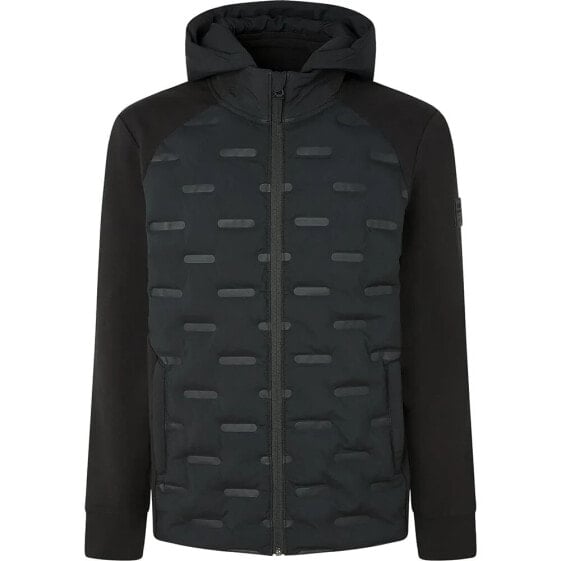 HACKETT Amr Quilt Hybrid hoodie