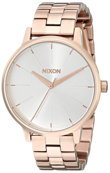 Часы и аксессуары Nixon Kensington A099. 100 м водонепроницаемые наручные часы (37 мм циферблат. 16 мм браслет из нержавеющей стали)