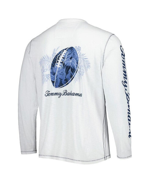 Men's White Dallas Cowboys Laces Out Billboard Long Sleeve T-shirt