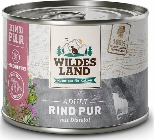 Wildes Land Wildes Land Cat Classic Adult Rind Pur puszka 200g