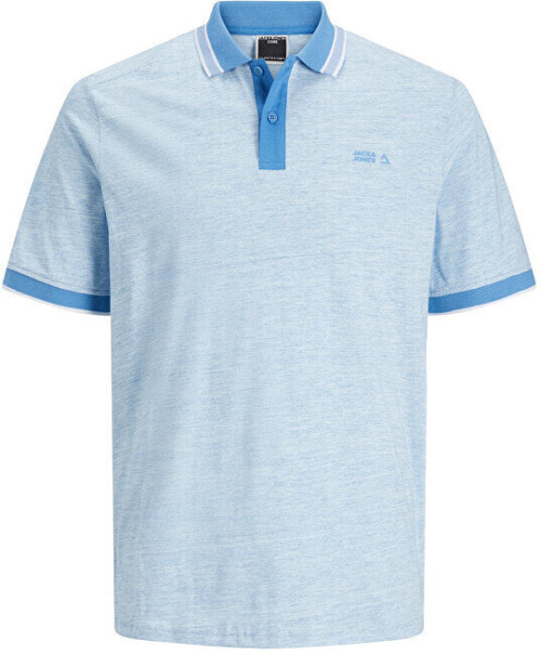 Pánské polo triko JCOMELANGE Standard Fit 12252394 Pacific Coast