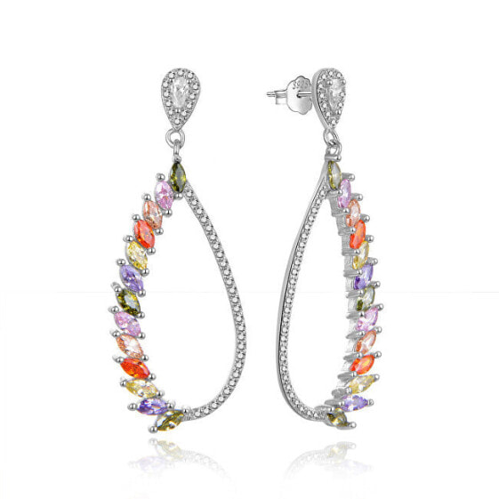 Серьги Macy's Amethyst  Diamond Drops.