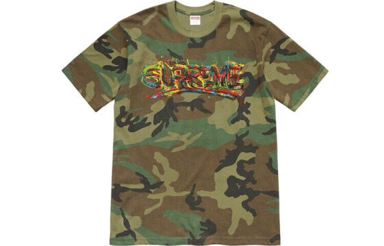 Футболка Supreme SS20 Week 1 Paint Logo Tee LogoT SUP-SS20-276