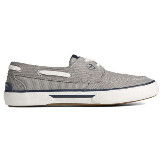 Sperry Pier Wave Slip On Womens Grey Sneakers Casual Shoes STS88550