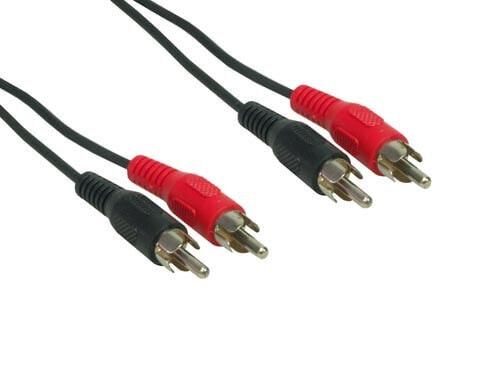 E&P B 33/5 - 2 x RCA - Male - 2 x RCA - Male - 5 m - Black