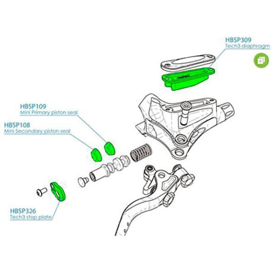 HOPE Tech 3 Lever Gaskets Kit