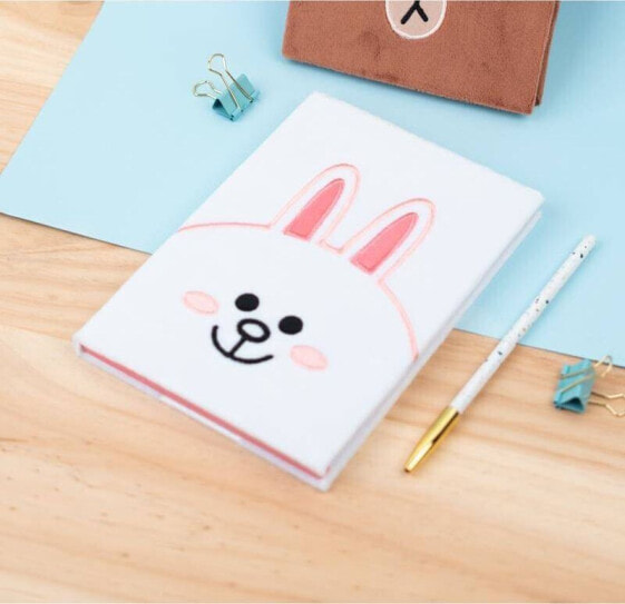 Line Friends Pluszowy Notes / Notatnik A5 Króliczek Cony