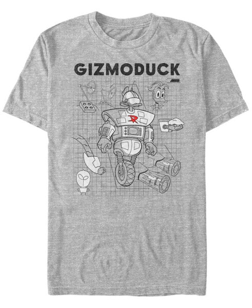 Men's Gizomoduck Schematic Short Sleeve T-Shirt