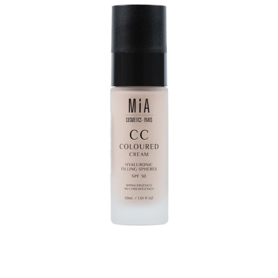 MIA Cosmetics-Paris CC Coloured Cream SPF 30 Light Антивозрастной  увлажняющий СС-крем с гиалуроновой кислотой, для светлой кожи  30 мл