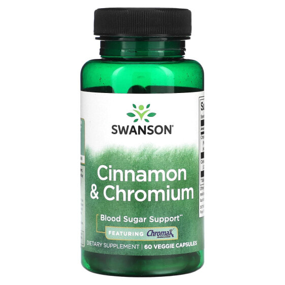 Cinnamon & Chromium, 60 Veggie Capsules