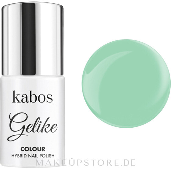 Hybrid-Nagellack - Kabos GeLike Colour Hybrid Nail Polish Milky Kiwi