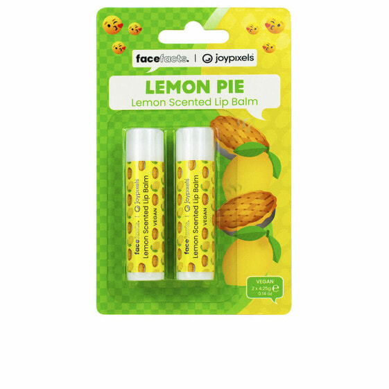 Бальзам для губ уход за губами FACE FACTS Lemon Pie Лимонный 2 штуки 4,25 г